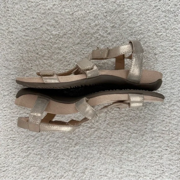 Vionic Sandals Womens 6 Rose Gold Jodie Comfort Walking Ergonomic Ankle Straps - Picture 2 of 11